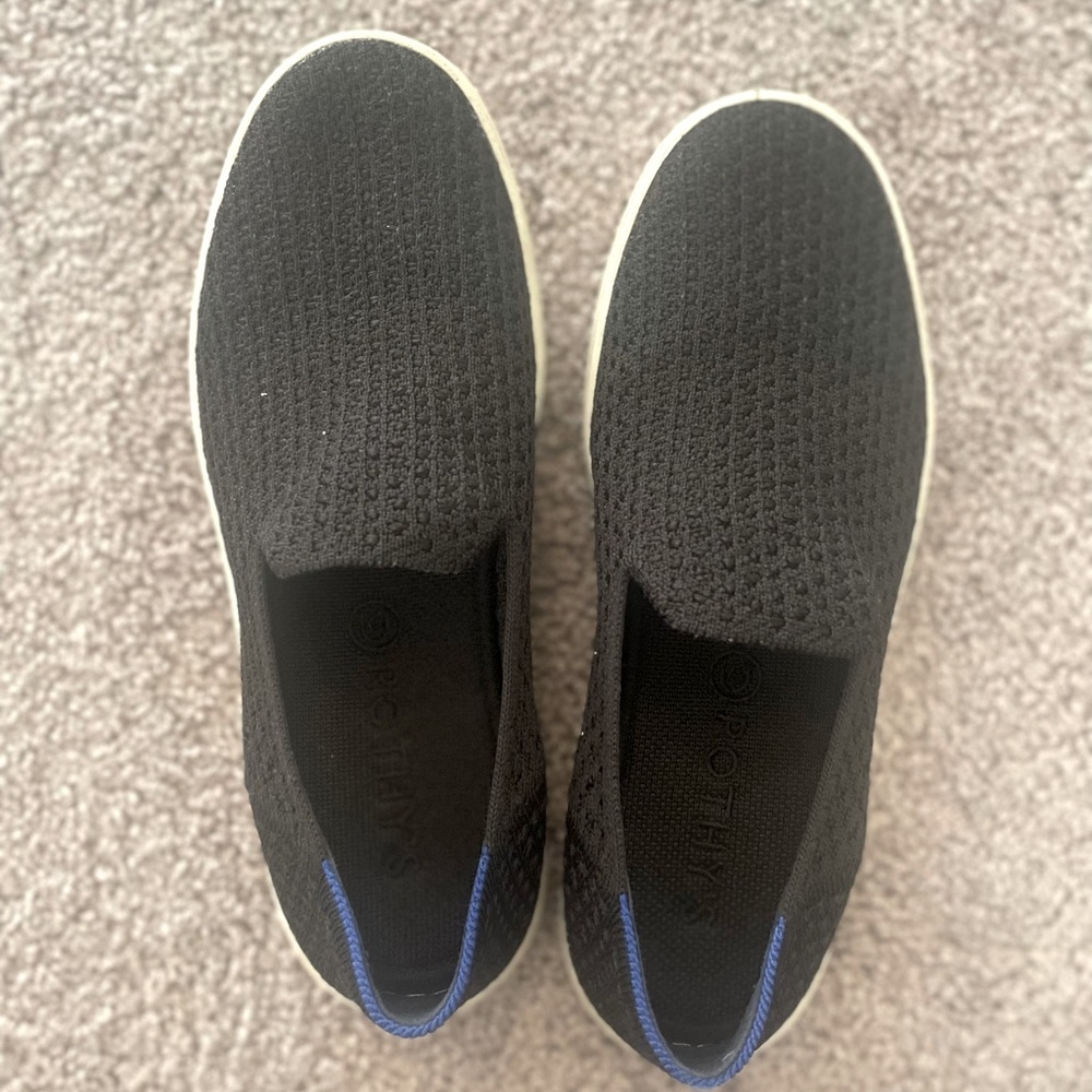 Rothy’s The Sneaker in Honeycomb Black